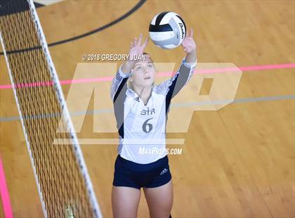 Thumbnail 3 in St. Thomas More vs Archbishop Hannan (Catholic League Tournament) photogallery.