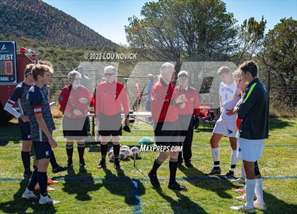 Thumbnail 1 in East Mountain @ Santa Fe Prep (NMAA Class 1A/3A Quarterfinals) photogallery.