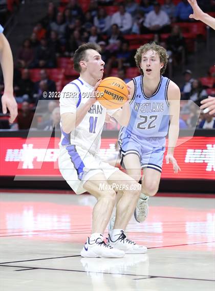 Thumbnail 2 in Westlake vs. Bingham (UHSAA 6A Quarterfinal) photogallery.