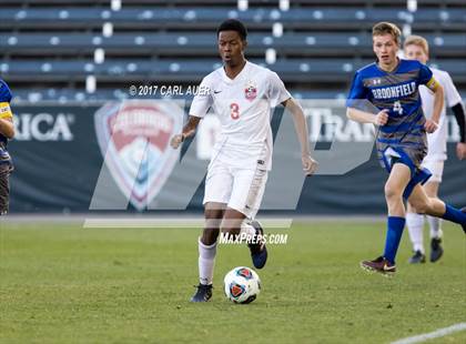 Thumbnail 1 in Denver East vs. Broomfield (CHSAA 5A Final) photogallery.