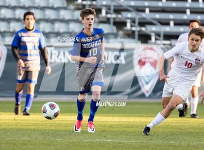 Thumbnail 1 in Denver East vs. Broomfield (CHSAA 5A Final) photogallery.