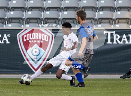 Thumbnail 1 in Denver East vs. Broomfield (CHSAA 5A Final) photogallery.