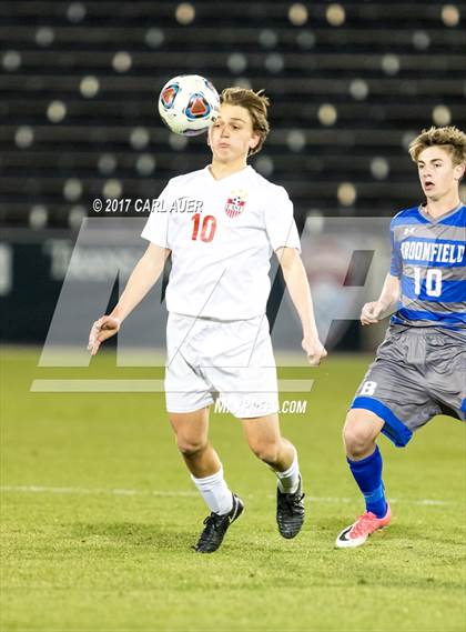 Thumbnail 2 in Denver East vs. Broomfield (CHSAA 5A Final) photogallery.