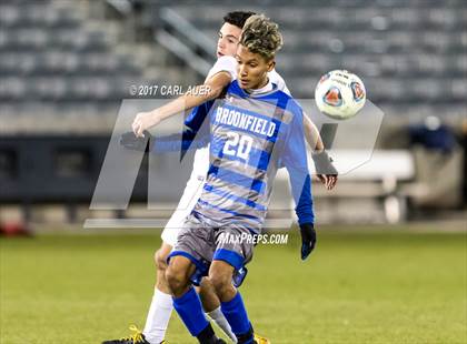 Thumbnail 1 in Denver East vs. Broomfield (CHSAA 5A Final) photogallery.