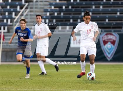Thumbnail 1 in Denver East vs. Broomfield (CHSAA 5A Final) photogallery.