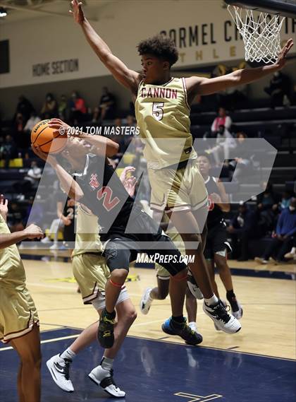 Thumbnail 1 in Cannon vs. Northside Christian Academy (@ Carmel Christian) photogallery.