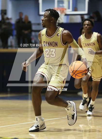 Thumbnail 1 in Cannon vs. Northside Christian Academy (@ Carmel Christian) photogallery.