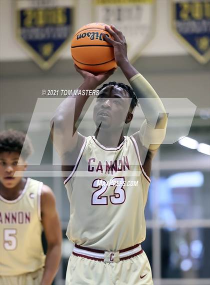 Thumbnail 3 in Cannon vs. Northside Christian Academy (@ Carmel Christian) photogallery.