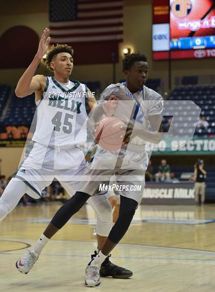 Thumbnail 2 in Orange Glen vs. Helix (CIF San Diego Division II Final) photogallery.
