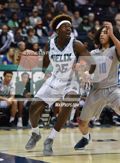 Thumbnail 2 in Orange Glen vs. Helix (CIF San Diego Division II Final) photogallery.