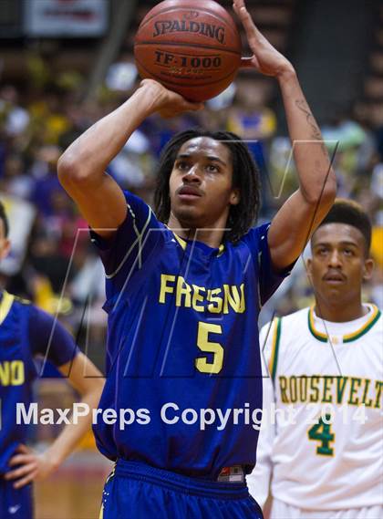 Thumbnail 2 in Roosevelt vs Fresno (CIF CS D3 Final) photogallery.