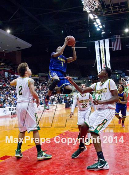 Thumbnail 1 in Roosevelt vs Fresno (CIF CS D3 Final) photogallery.