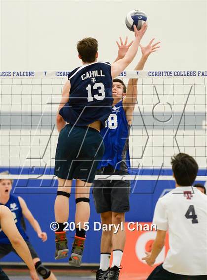 Thumbnail 3 in Saddleback Valley Christian vs. St. Margaret's (CIF-SS D4 Final) photogallery.