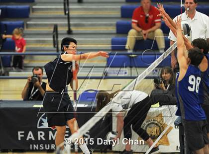 Thumbnail 2 in Saddleback Valley Christian vs. St. Margaret's (CIF-SS D4 Final) photogallery.
