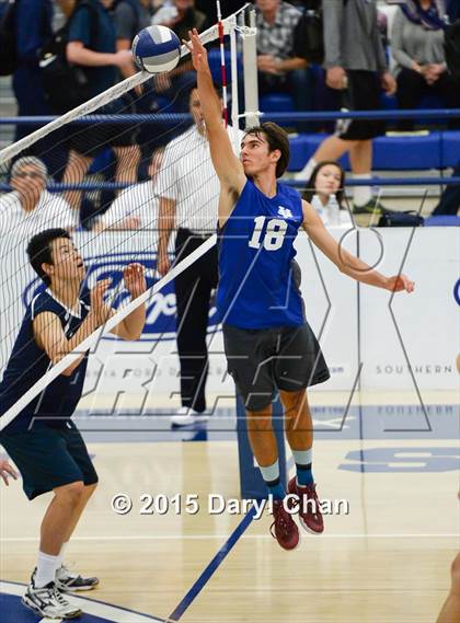 Thumbnail 2 in Saddleback Valley Christian vs. St. Margaret's (CIF-SS D4 Final) photogallery.