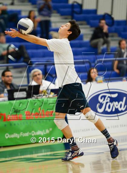 Thumbnail 2 in Saddleback Valley Christian vs. St. Margaret's (CIF-SS D4 Final) photogallery.