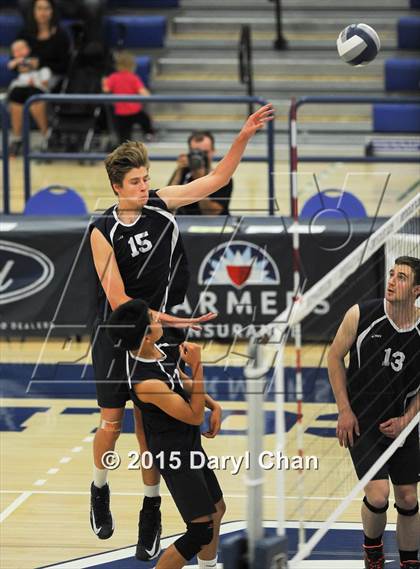 Thumbnail 2 in Saddleback Valley Christian vs. St. Margaret's (CIF-SS D4 Final) photogallery.