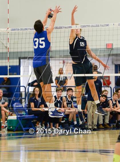 Thumbnail 1 in Saddleback Valley Christian vs. St. Margaret's (CIF-SS D4 Final) photogallery.