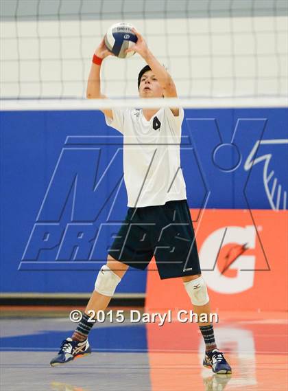 Thumbnail 3 in Saddleback Valley Christian vs. St. Margaret's (CIF-SS D4 Final) photogallery.