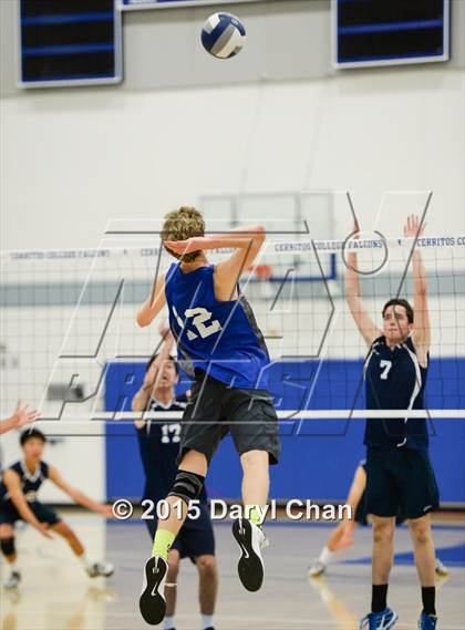 Thumbnail 3 in Saddleback Valley Christian vs. St. Margaret's (CIF-SS D4 Final) photogallery.
