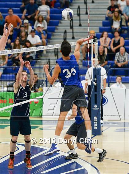 Thumbnail 2 in Saddleback Valley Christian vs. St. Margaret's (CIF-SS D4 Final) photogallery.