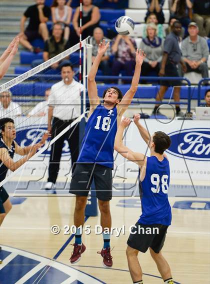 Thumbnail 2 in Saddleback Valley Christian vs. St. Margaret's (CIF-SS D4 Final) photogallery.