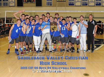 Thumbnail 1 in Saddleback Valley Christian vs. St. Margaret's (CIF-SS D4 Final) photogallery.