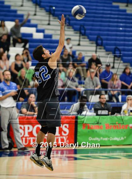 Thumbnail 3 in Saddleback Valley Christian vs. St. Margaret's (CIF-SS D4 Final) photogallery.