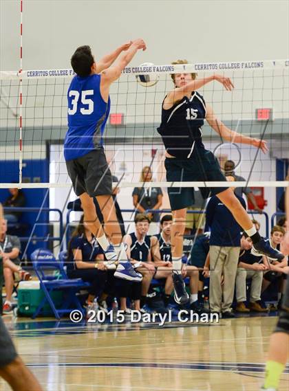 Thumbnail 2 in Saddleback Valley Christian vs. St. Margaret's (CIF-SS D4 Final) photogallery.