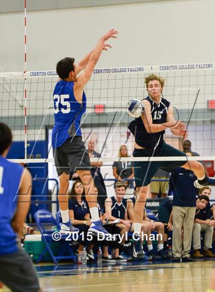 Thumbnail 3 in Saddleback Valley Christian vs. St. Margaret's (CIF-SS D4 Final) photogallery.