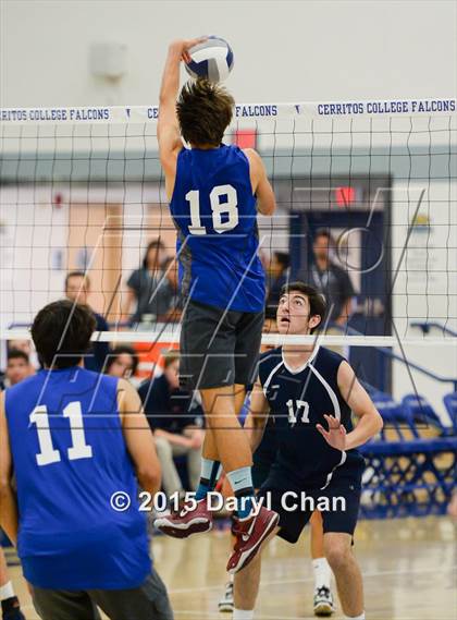 Thumbnail 3 in Saddleback Valley Christian vs. St. Margaret's (CIF-SS D4 Final) photogallery.