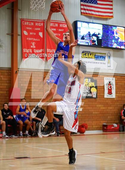Thumbnail 3 in Owyhee vs. GV Christian (WREC Tournament) photogallery.