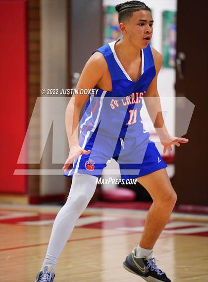 Thumbnail 2 in Owyhee vs. GV Christian (WREC Tournament) photogallery.