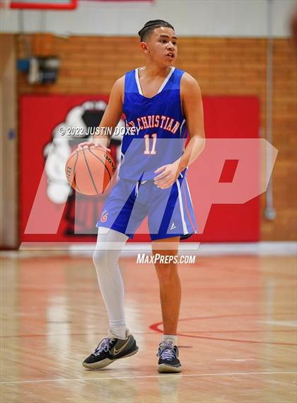 Thumbnail 3 in Owyhee vs. GV Christian (WREC Tournament) photogallery.