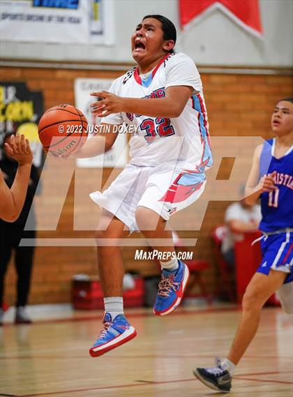 Thumbnail 2 in Owyhee vs. GV Christian (WREC Tournament) photogallery.