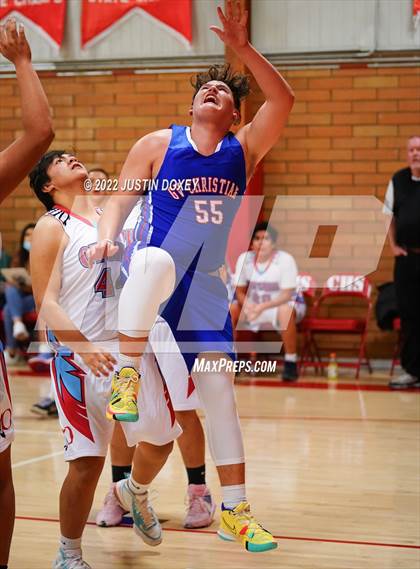 Thumbnail 1 in Owyhee vs. GV Christian (WREC Tournament) photogallery.