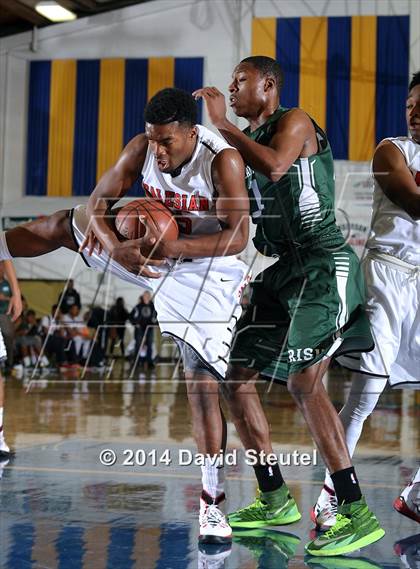 Thumbnail 1 in Sacred Heart Cathedral vs. Salesian College Preparatory (Gridley Invitational) photogallery.