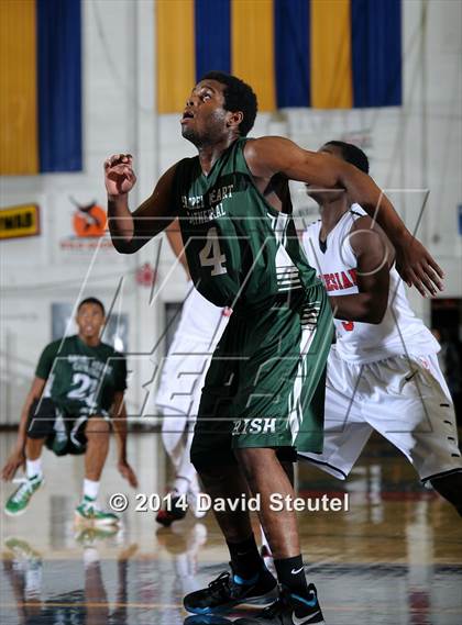 Thumbnail 1 in Sacred Heart Cathedral vs. Salesian College Preparatory (Gridley Invitational) photogallery.