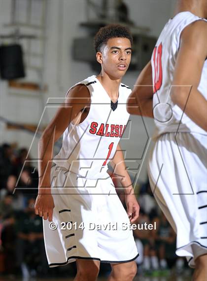 Thumbnail 2 in Sacred Heart Cathedral vs. Salesian College Preparatory (Gridley Invitational) photogallery.