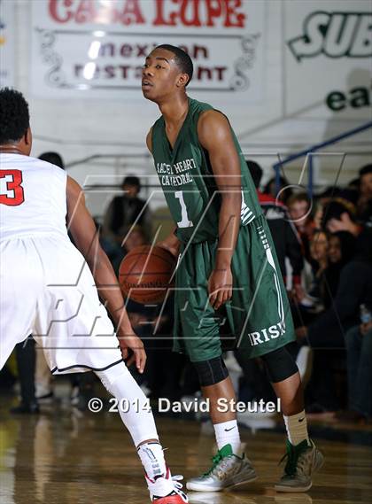 Thumbnail 3 in Sacred Heart Cathedral vs. Salesian College Preparatory (Gridley Invitational) photogallery.