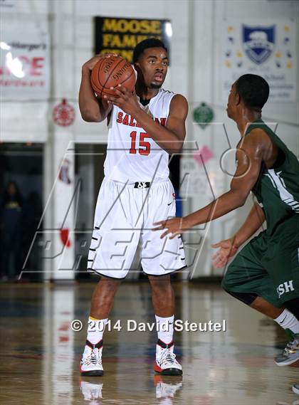 Thumbnail 1 in Sacred Heart Cathedral vs. Salesian College Preparatory (Gridley Invitational) photogallery.