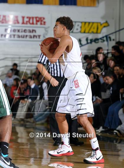 Thumbnail 1 in Sacred Heart Cathedral vs. Salesian College Preparatory (Gridley Invitational) photogallery.