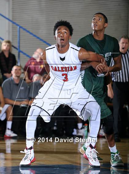 Thumbnail 2 in Sacred Heart Cathedral vs. Salesian College Preparatory (Gridley Invitational) photogallery.