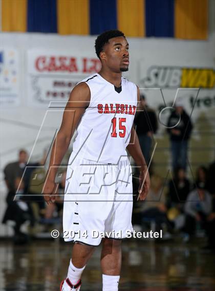 Thumbnail 2 in Sacred Heart Cathedral vs. Salesian College Preparatory (Gridley Invitational) photogallery.