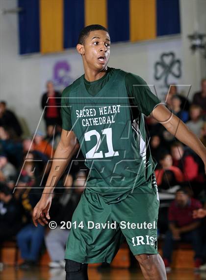 Thumbnail 1 in Sacred Heart Cathedral vs. Salesian College Preparatory (Gridley Invitational) photogallery.