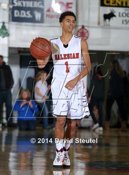 Thumbnail 3 in Sacred Heart Cathedral vs. Salesian College Preparatory (Gridley Invitational) photogallery.
