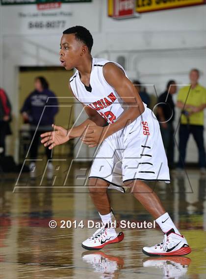 Thumbnail 1 in Sacred Heart Cathedral vs. Salesian College Preparatory (Gridley Invitational) photogallery.