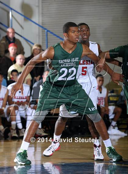Thumbnail 1 in Sacred Heart Cathedral vs. Salesian College Preparatory (Gridley Invitational) photogallery.