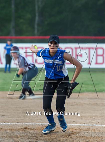 Thumbnail 1 in Jessieville vs Perryville (AAA 3A-2 District Playoff) photogallery.