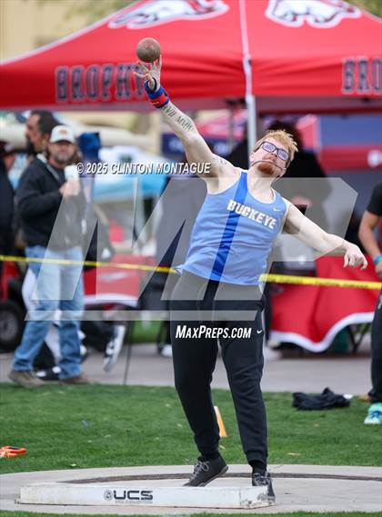 Thumbnail 3 in Devon Allen Invitational (Shot Put) photogallery.